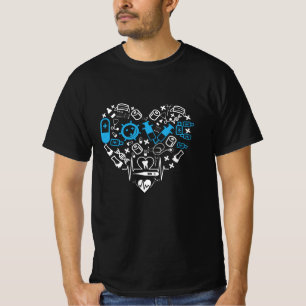 Camiseta Medicina - Corazón De Equipo Médico