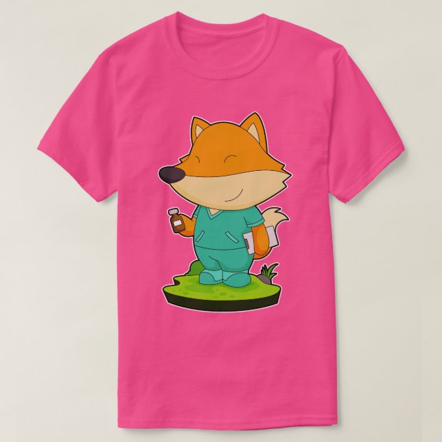 Camiseta Medicina de enfermería de Fox (Diseño del anverso)