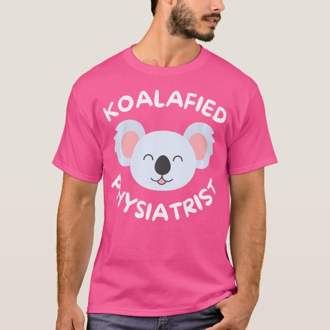 Camiseta Medicina de Rehabilitación Física Koalaficada Pmr (Anverso)