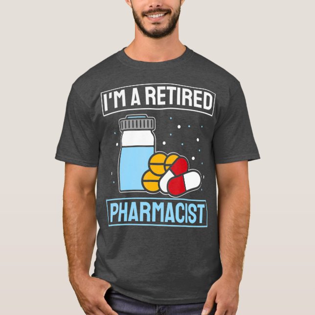 Camiseta Medicina Farmacéutica jubilada (Anverso)