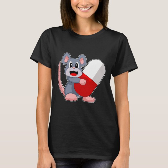 Camiseta Medicina Médica del ratón (Anverso)