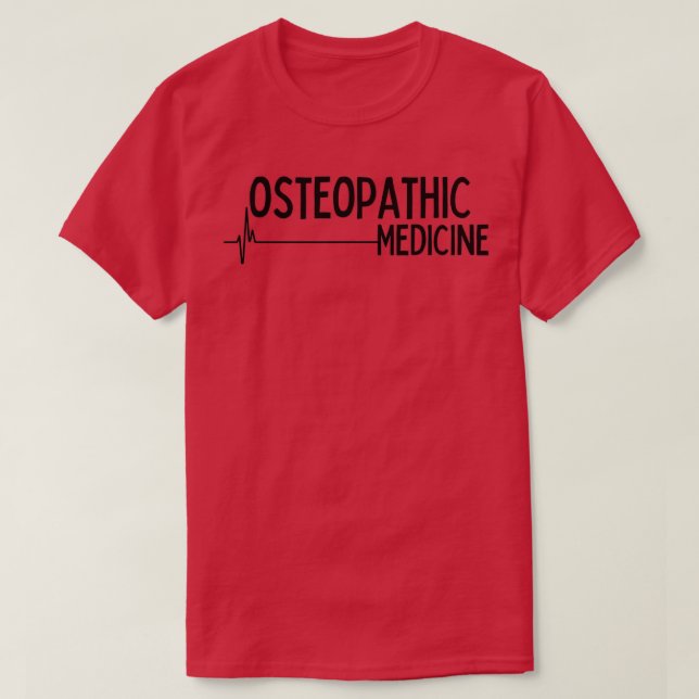 Camiseta medicina osteopática (Diseño del anverso)