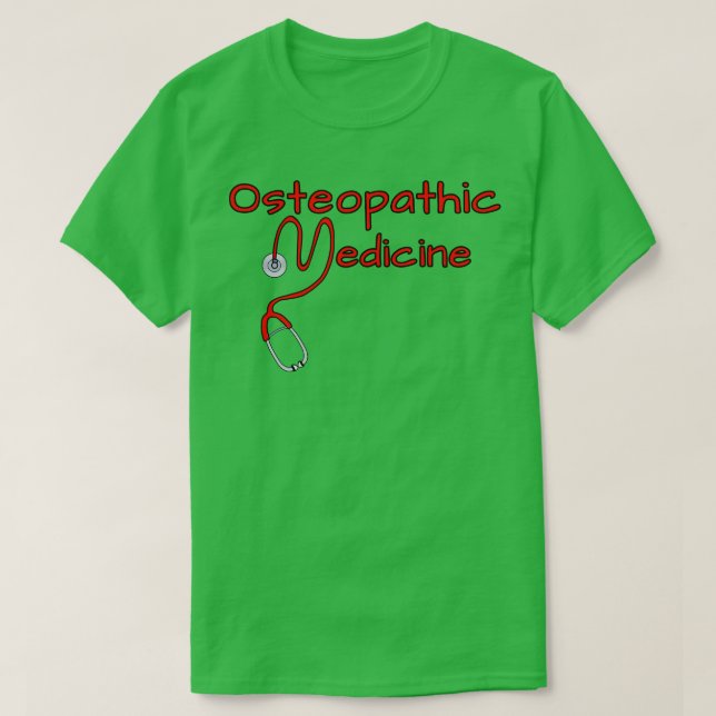 Camiseta Medicina osteopática (Diseño del anverso)