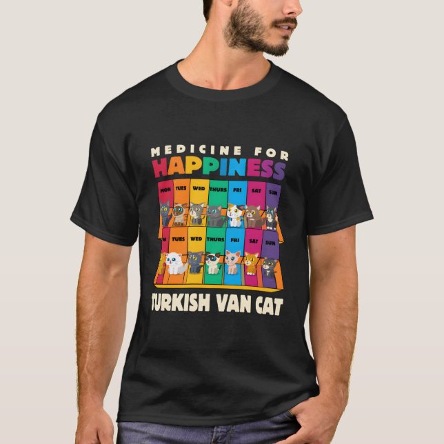 Camiseta Medicina Para El Gato De Natación De Camión Turco (Anverso)