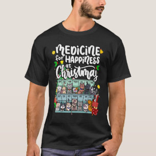 Camiseta Medicina para la felicidad en Navidades Payaso