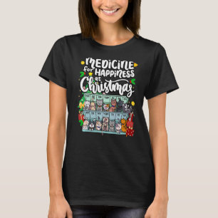 Camiseta Medicina para la felicidad en Navidades Payaso