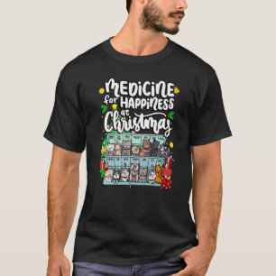 Camiseta Medicina para la felicidad en Navidades Payaso