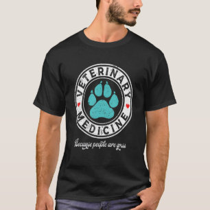 Camiseta Medicina Veterinaria Muy Afectada Porque Las Perso