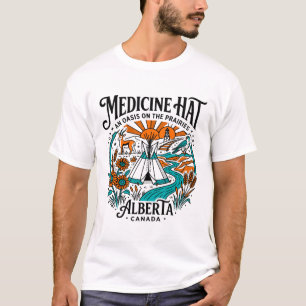 Camiseta Medicine Hat Alberta Un Oasis En Las Praderas