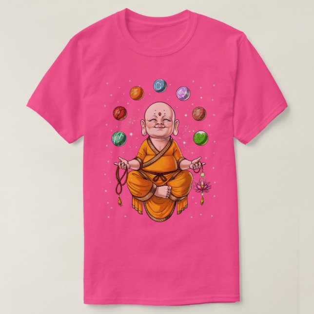 Camiseta Medición de Baby Buddha (Diseño del anverso)
