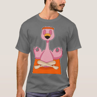 Camiseta Medición de fitness de Flamingo Yoga