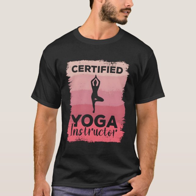 Camiseta Medición de instructores de yoga certificados (Anverso)