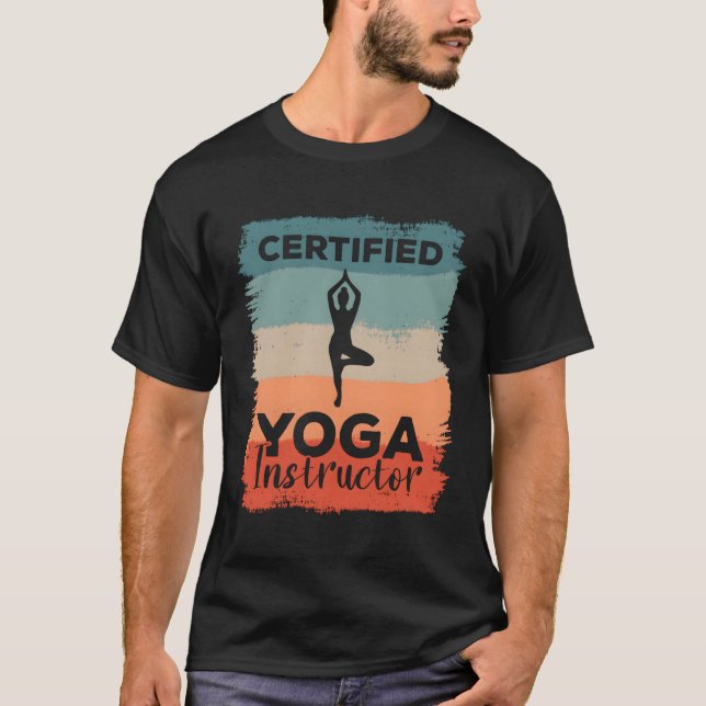 Camiseta Medición de instructores de yoga certificados (Anverso)