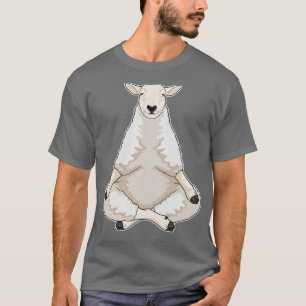 Camiseta Medición de la aptitud para el yoga en las ovejas