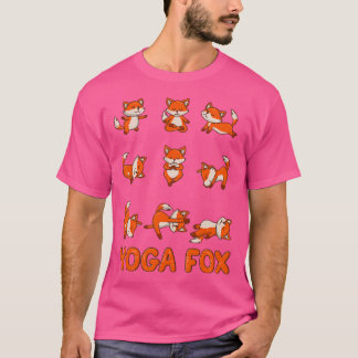 Camiseta Medición de la Pose de Yoga Fox Yoga