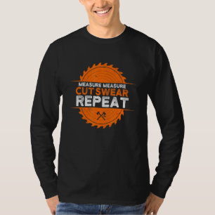 Camiseta Medición de la reutilización de sudadera de corte