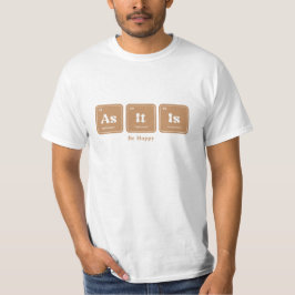 Camiseta Medición de Vipassana Tipografía de tabla periódic