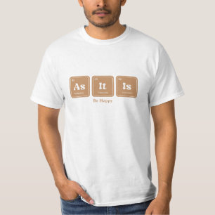 Camiseta Medición de Vipassana Tipografía de tabla periódic