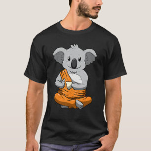 Camiseta Medición de yoga de Koala Buddha Tea Beber Zen