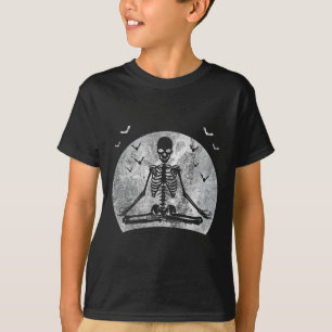 Camiseta Medición del costo de la luna del esqueleto del am