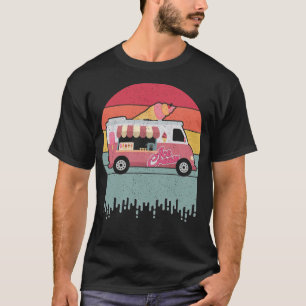 Camiseta Medición del postre del camionero de helado vintag