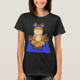 Camiseta Medición del yoga Meerkat