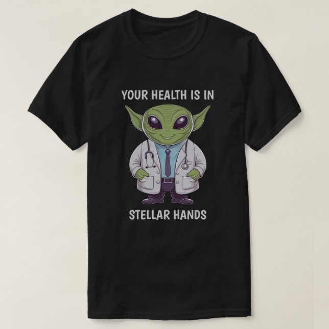 Camiseta Médico Alien (Diseño del anverso)
