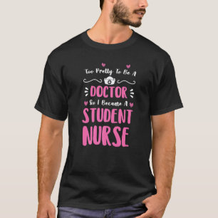 Camiseta médico así que me convertí en estudiante de enferm
