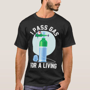 Camiseta Médico de Anestesia Anestesiólogo me paso gas por