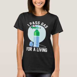 Camiseta Médico de Anestesia Anestesiólogo me paso gas por