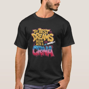 Camiseta Médico de Anestesia Enfermera CRNA Diseño Anestesi