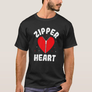 Camiseta Médico de Cirujano de Corazón Abierto de Zipper