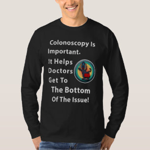 Camiseta Médico de colonoscopia Chiste de trasero