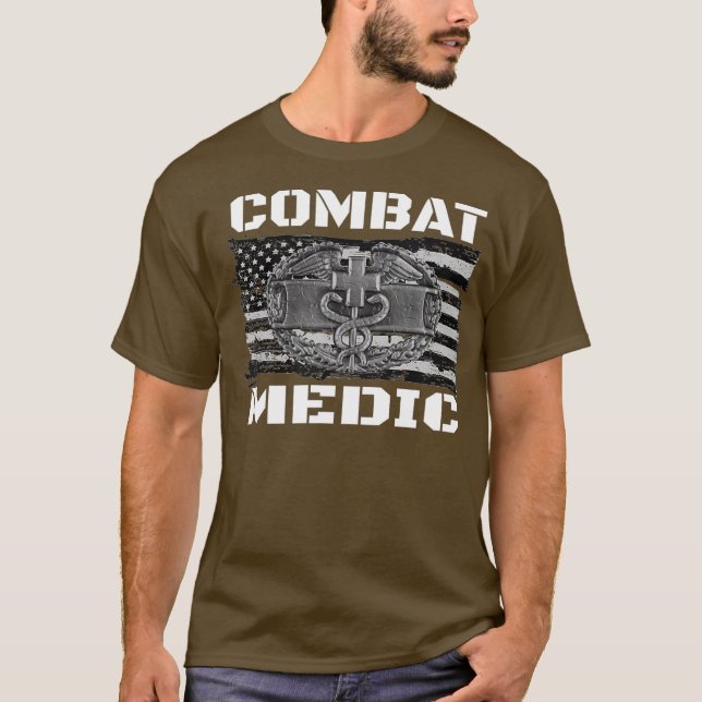 Camiseta Médico de combate del EJÉRCITO estadounidense Tee  (Anverso)