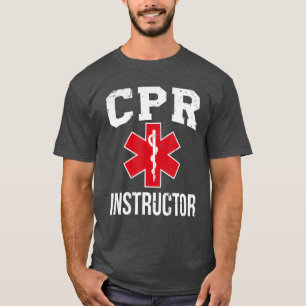 Camiseta Médico de diseño de EMS del instructor de RCP de l