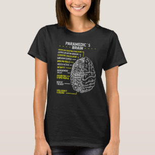 Camiseta Médico de Emergencia Paramédica Brain Emt E