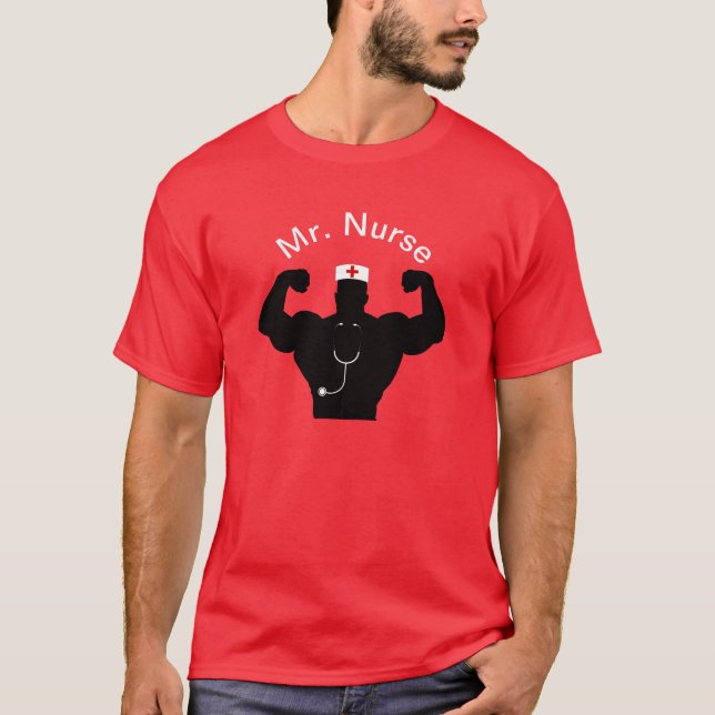 Camiseta Médico de enfermería masculina (Anverso)