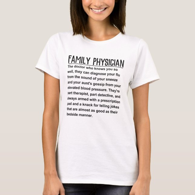 Camiseta Médico de Familia (Anverso)