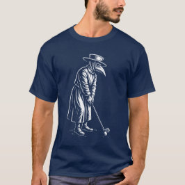 Camiseta Médico de la peste jugando golf