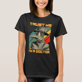 Camiseta Médico de la Peste Steampunk Medieval Confíe en Mí