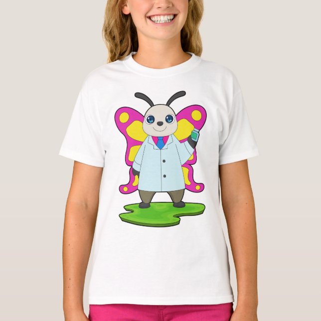 Camiseta Médico de mariposa (Anverso)