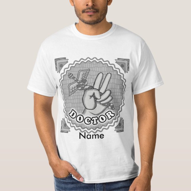 Camiseta Médico de paz de Caduceus (Anverso)