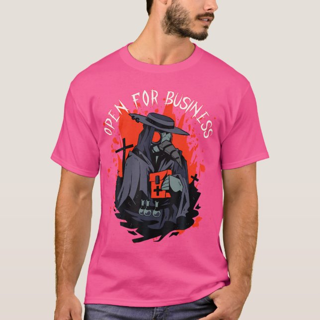 Camiseta Médico de plagas abierto para Médico de plagas de  (Anverso)