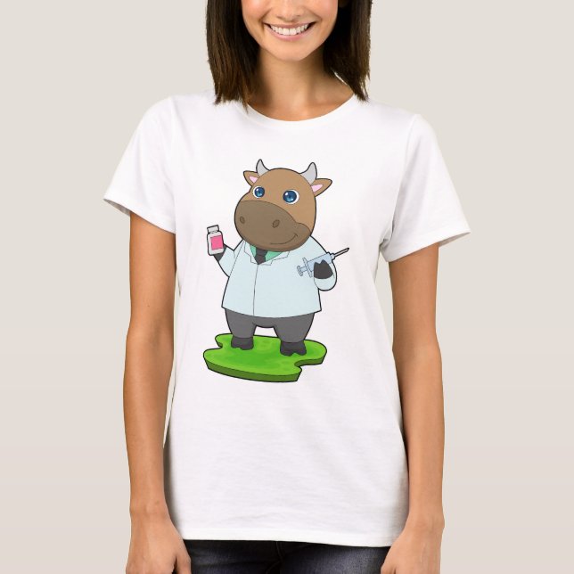 Camiseta Médico de vaca (Anverso)