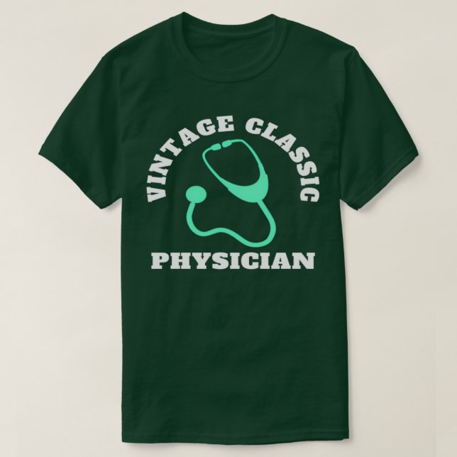 Camiseta Médico de Vintage (Diseño del anverso)