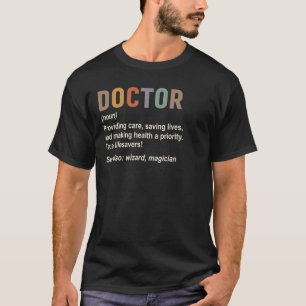 Camiseta Médico - Dedicado a la salud y salvar vidas