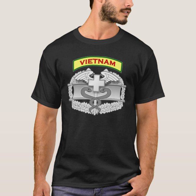 Camiseta Médico del combate - veterano de Vietnam (Anverso)