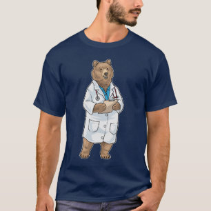 Camiseta Médico del oso Stethoscope