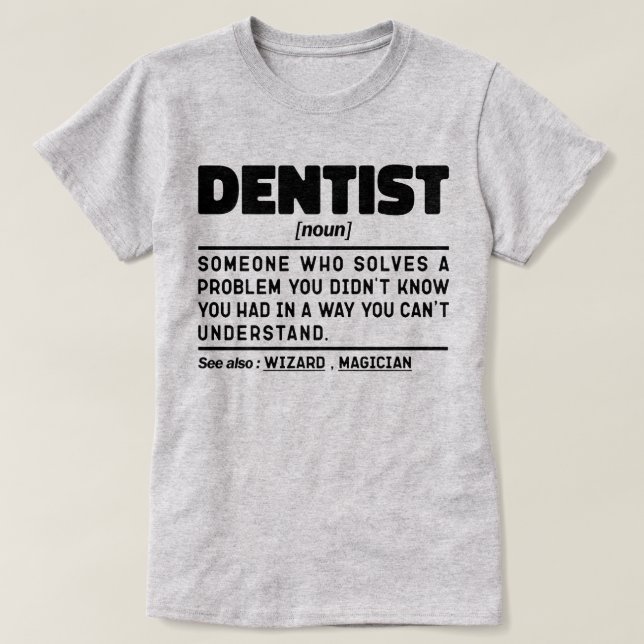 Camiseta Médico Dentista Guay Dental Team Funny Student (Diseño del anverso)