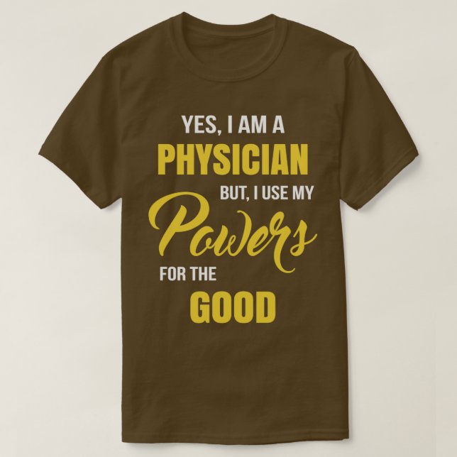 Camiseta Médico divertido 1 (Diseño del anverso)